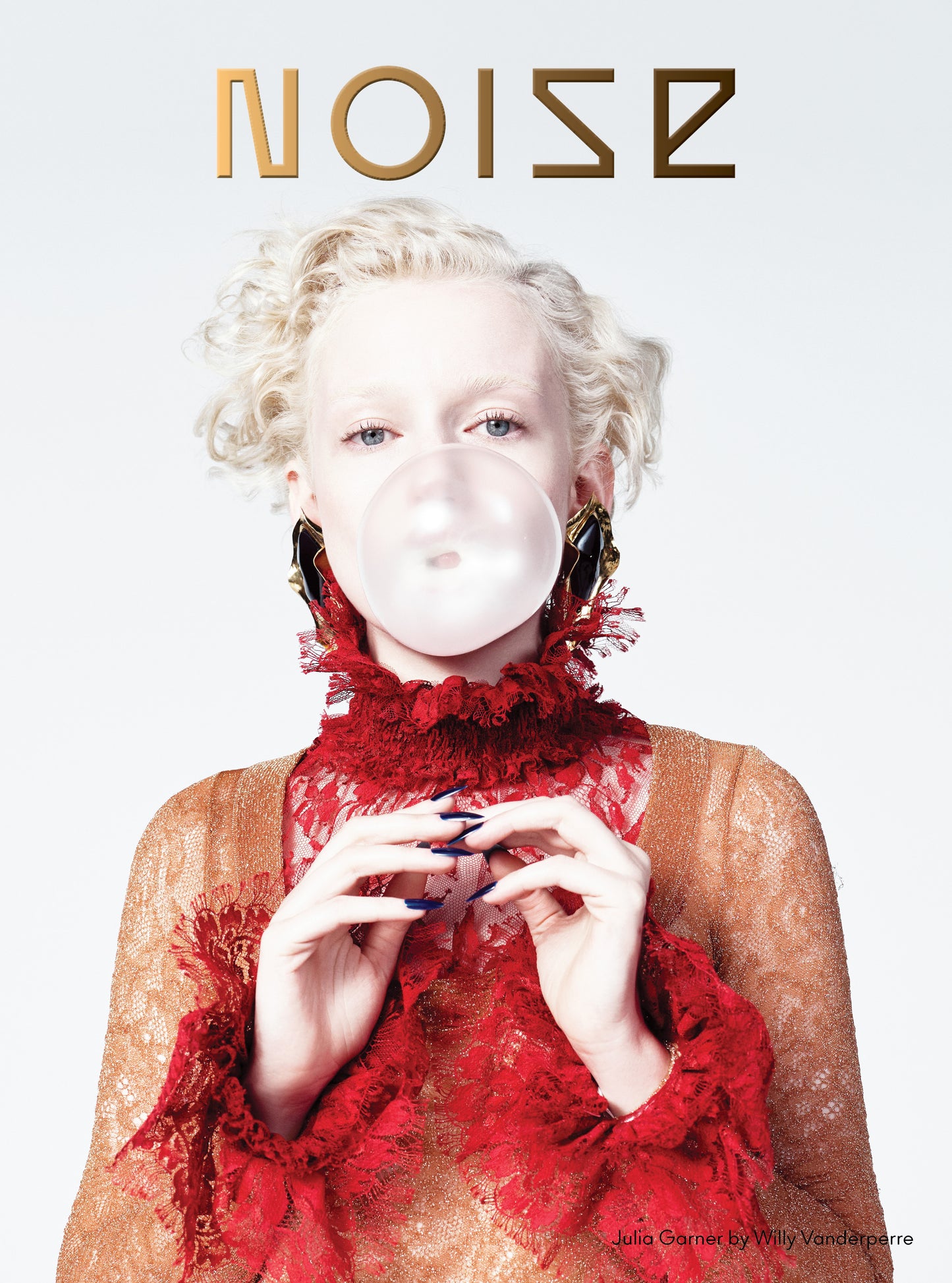 Noor Khan by Guen Fiore & Julia Garner by Willy Vanderperre